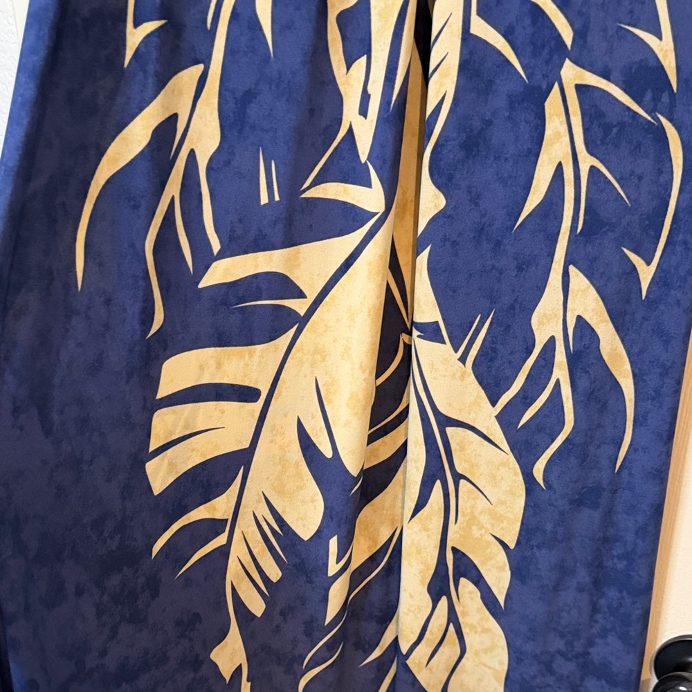 Tommy Bahama Elegant Blue and Cream Dress size XL - Picture 4 of 8